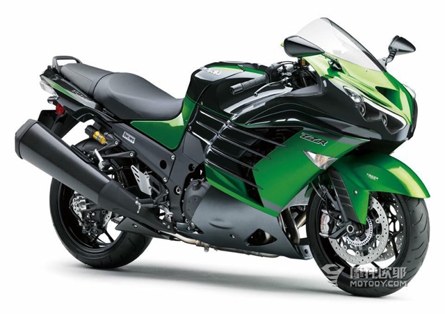 她是能合法上路的最大排量跑车——川崎六眼魔神 ZX-14R 14